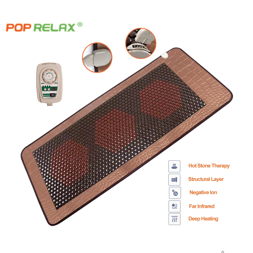 Korea S-ceragem Tourmaline mattress price Electric Stone thermal Massage Mattress Jade Mat Pain Relief Infrared heating pads