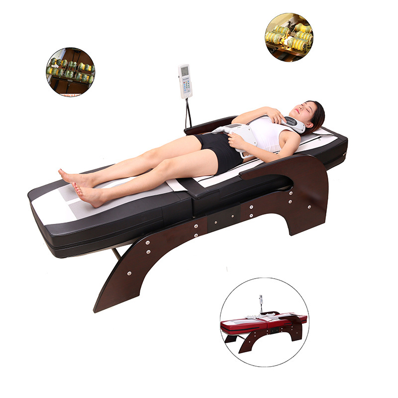 Korea  Heat Chiropractic Vibrating Migun Thermal Jade Stone Massage Bed