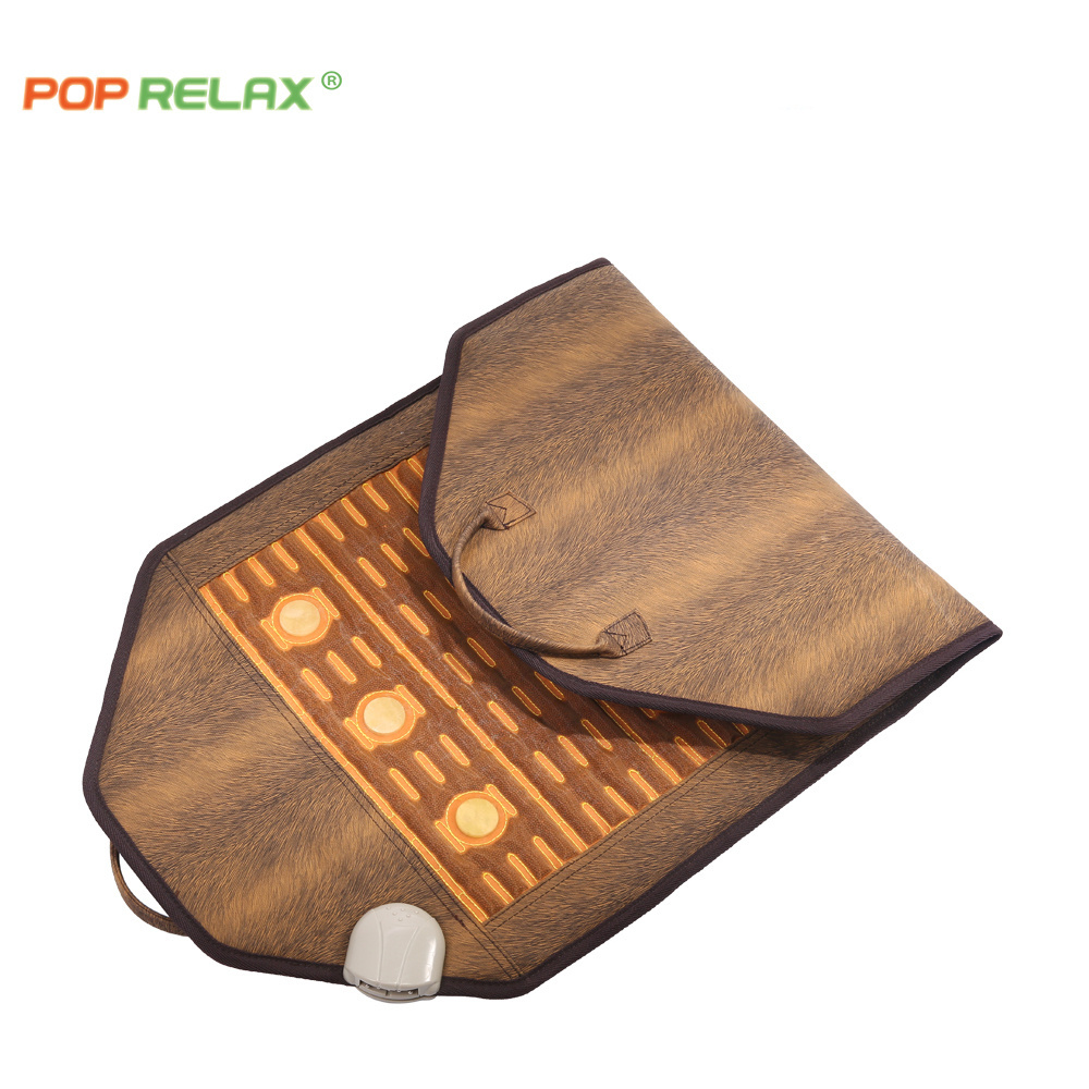 High quality heated korean Jade tourmaline mattress price photon light thermal therapy bed massage mats infrared heating pads