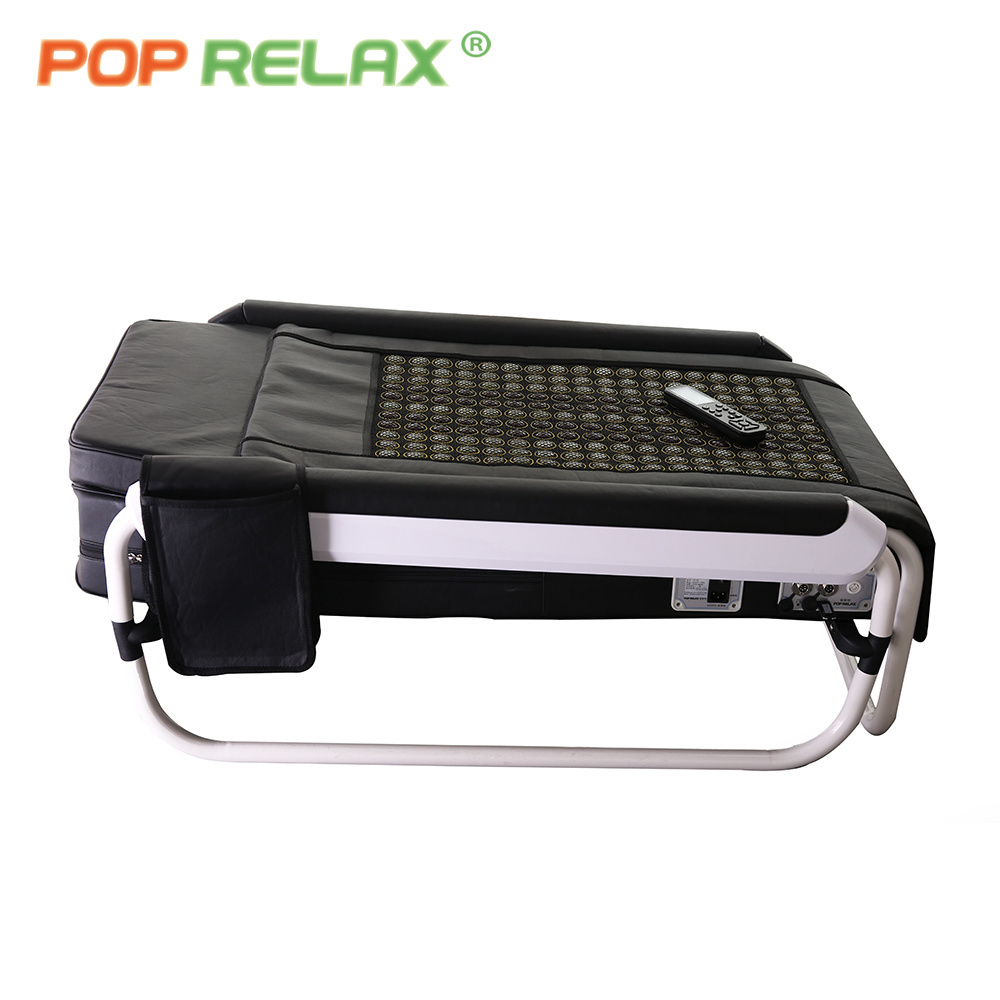 Korea Full Body Acupressure Bed CE Jade Roller Stone Infrared V3 Thermal Massage Bed in Massage Table