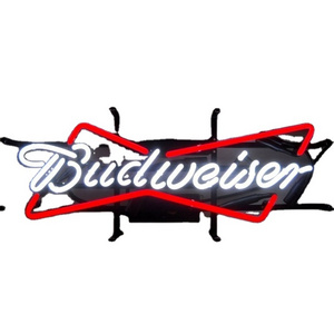 manufacturer Budweiser Beer Brand Drop shipping NO MOQ Fast delivery neon letter custom Acrylic led neon sign for living room