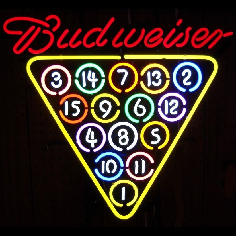 manufacturer Budweiser Beer Brand Drop shipping NO MOQ Fast delivery neon letter custom Acrylic led neon sign for living room