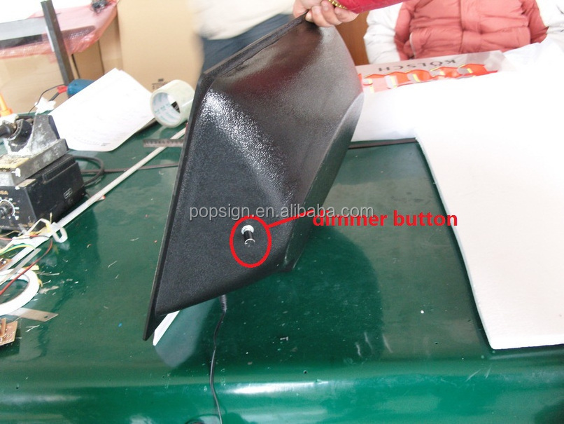 Vacuum forming Acrylic panel Aluminum Frame Outdoor advertising led light boxes display round rectangle square oval