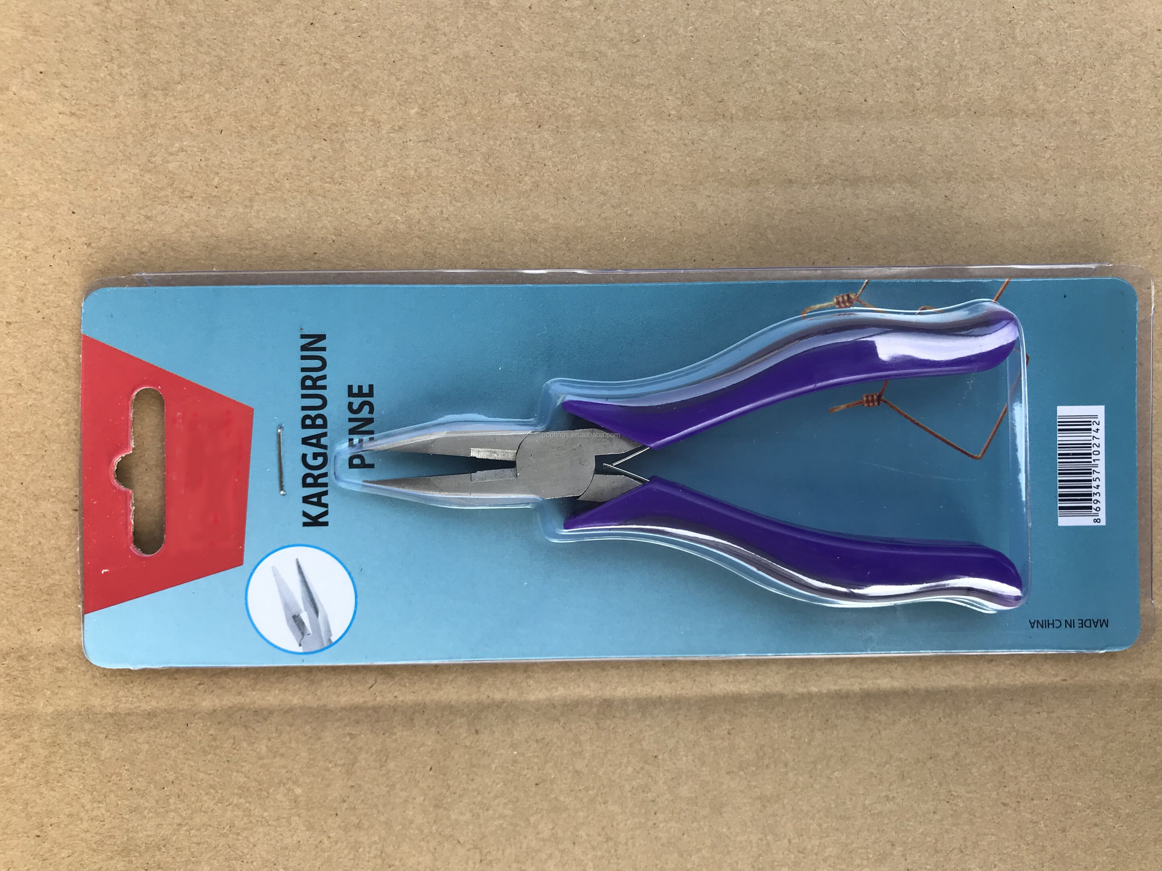 PopTings Jewelry Making Tools Lap Joint Jewelry Making Pliers JP1101 Long Nose Cutting Pliers