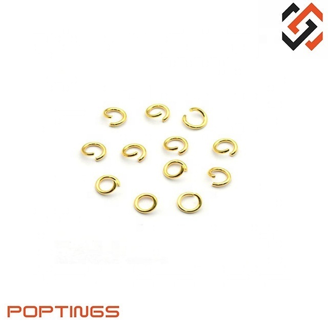 Wholesale Price Custom Stainless Steel 4-8mm Open Jump Ring Split Rings Connectors For DIY Jewelry Crafts