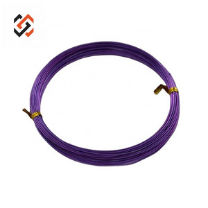 Economic Diameter 1mm Aluminium Craft Wire LX101011 Flexible Beading Wire in Purple color For Jewelry Making