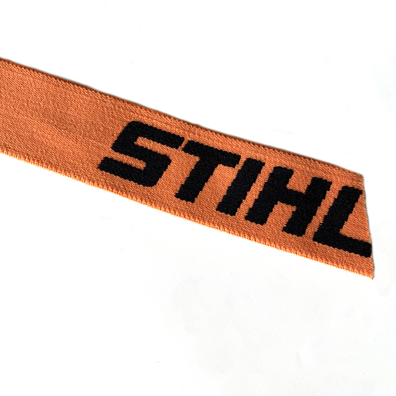 High quality New design with logo custom super soft Nylon Woven Jacquard  elastic band for Heavy duty Suspender