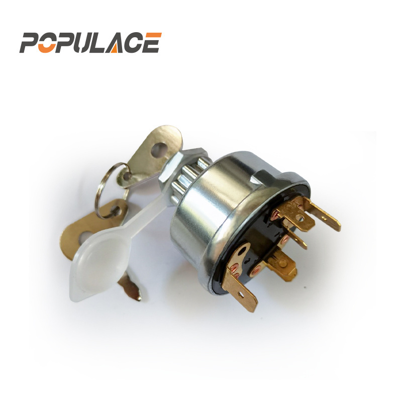 POPULACE  Silent Diesel Generator Canopy Door Cabinet Lock Ignition Starter Witch Key Switch Ignition Starter Switch