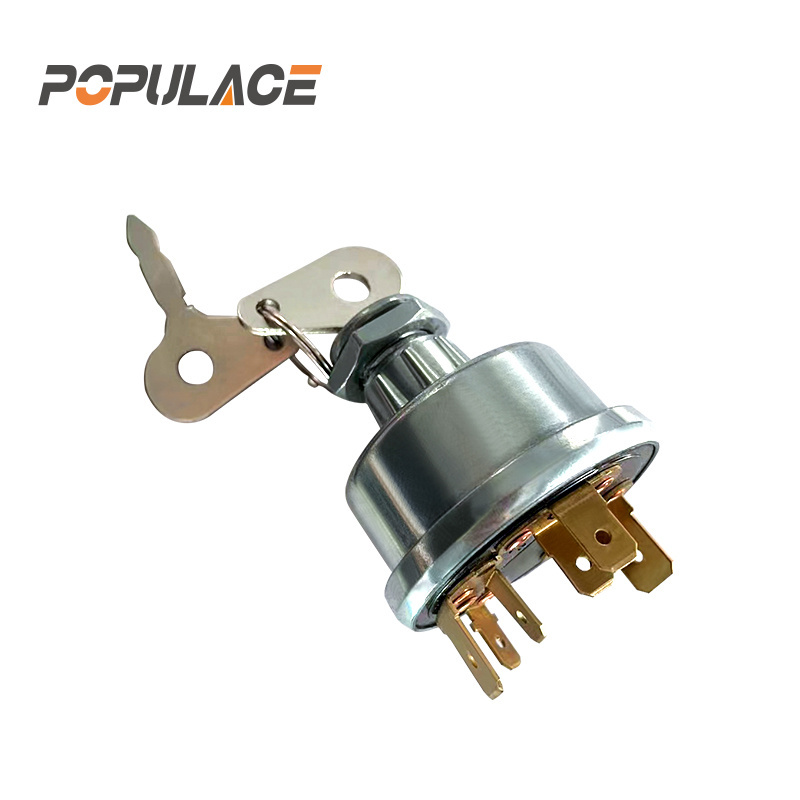 POPULACE  Silent Diesel Generator Canopy Door Cabinet Lock Ignition Starter Witch Key Switch Ignition Starter Switch