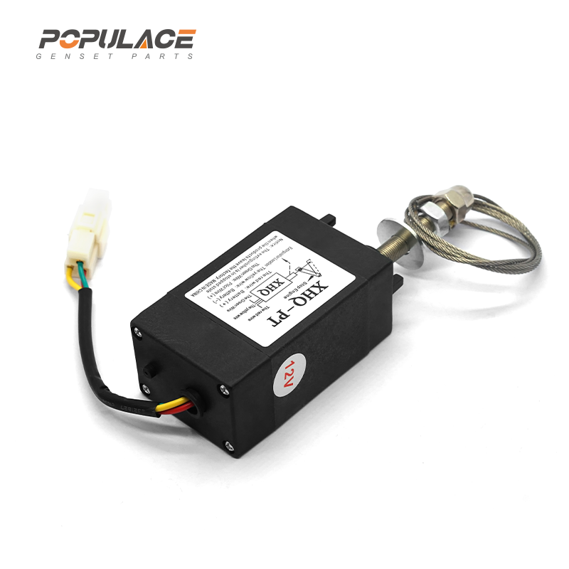 POPULACE Stop Solenoid Valve XHQ-PT 24V Engine Fuel Shut Off Pull Push Solenoid XHQ-PT 24V XHQ-PT 12V