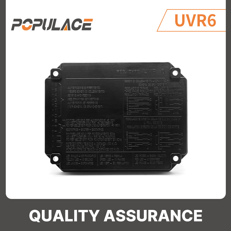 POPULACE high quality diesel engine spare parts accessor regulator avr circuit diagram price card generator avr uvr6