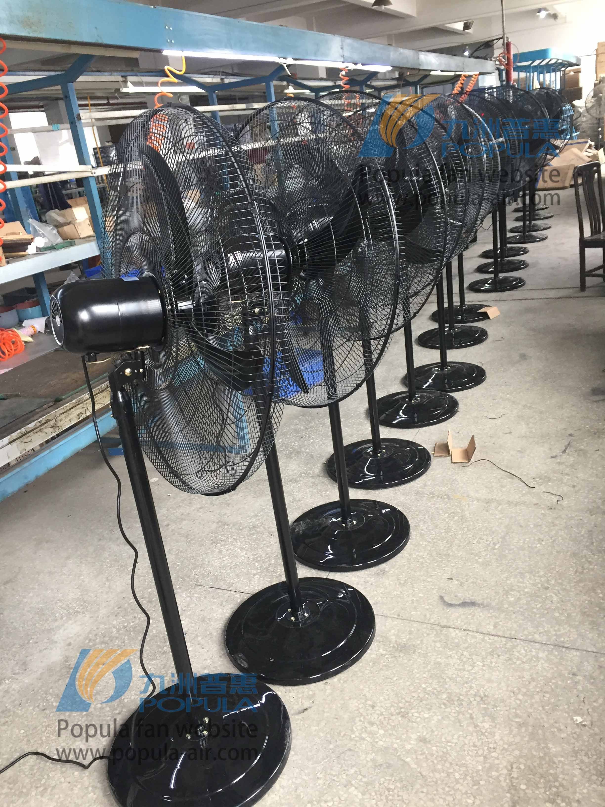 POPULA Industrial Electric Fan JF Factory Workshop Large Gear Wall Mounted Third Gear Swinging Head Fan