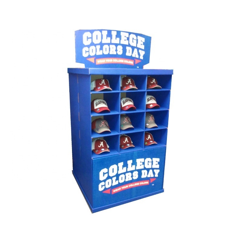 Supermarket Foldable POP Carton Stand Custom Retail Portable POS Full Pallet Shipper Cardboard Display Cardboard T Shirt Display