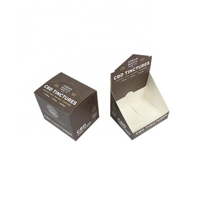 Printed Boxes Cardboard for Gummy, Paper Box Packaging Recycled, Custom Counter Display Boxes Cardboard for Tincture Preroll