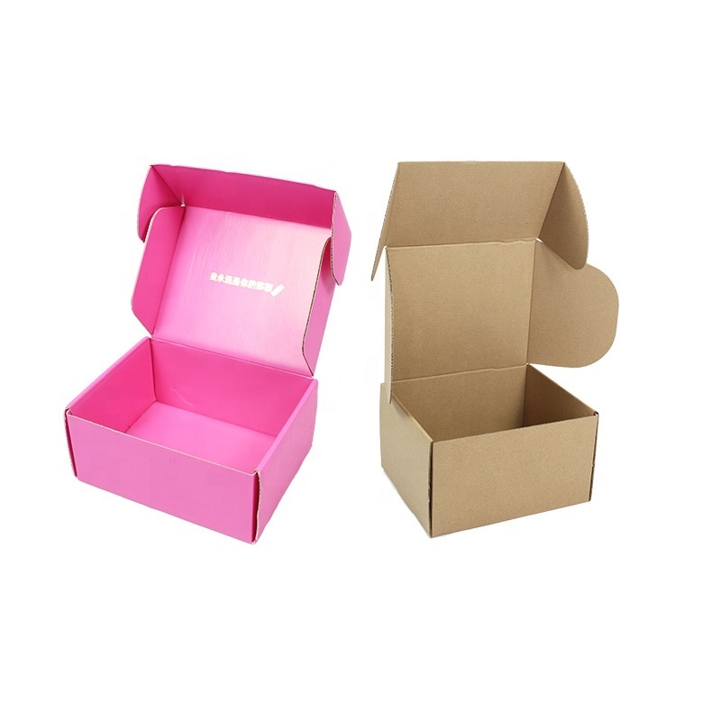 Custom logo printed Corrugated Packaging recyclable box Cardboard carton box shipping moving boxes