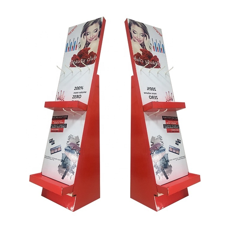 Professional Manufacturer Custom Top Quality Makeup Display Racks Eyelash Lipstick Display Cosmetics Display Stands