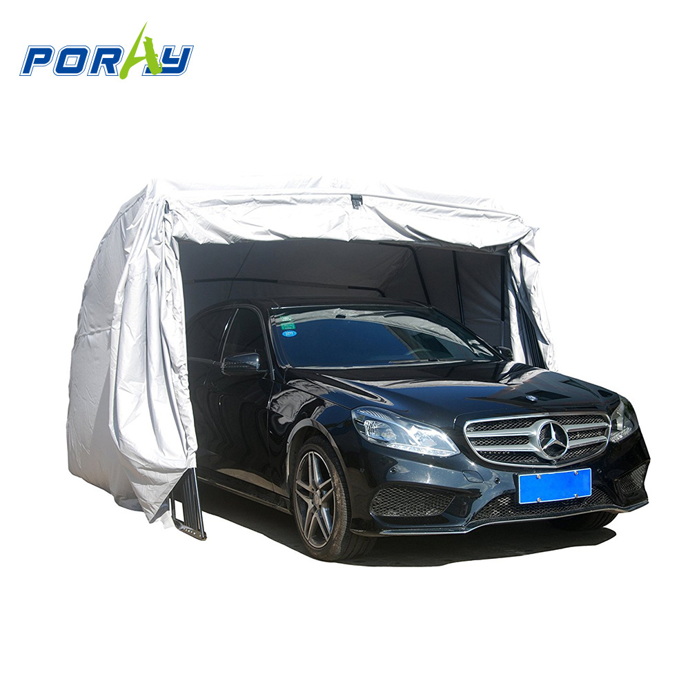 Steel tube structure movable portable foldable polyester fabric Motorcycle hood car parking shed awning