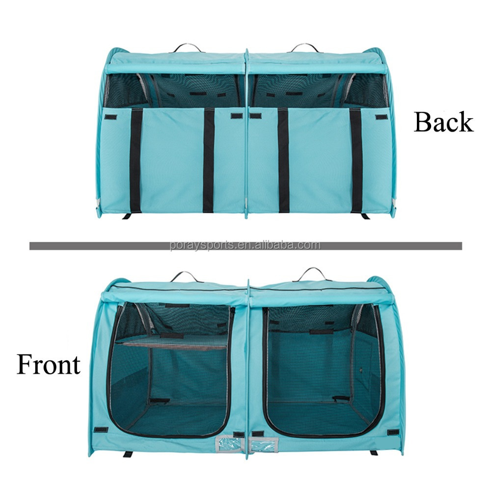 Pop up pet kennel crate with curtain cat show exhibition tent