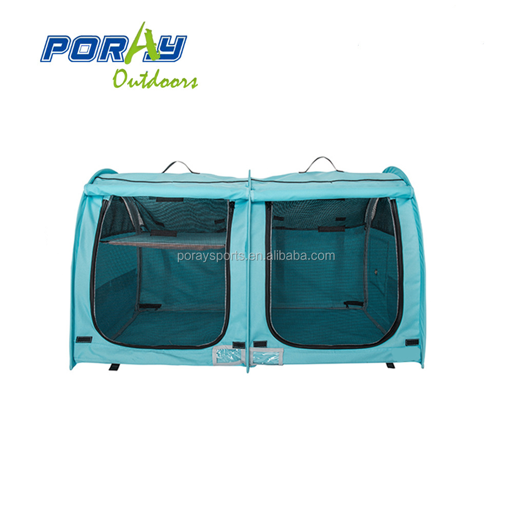 Pop up pet kennel crate with curtain cat show exhibition tent