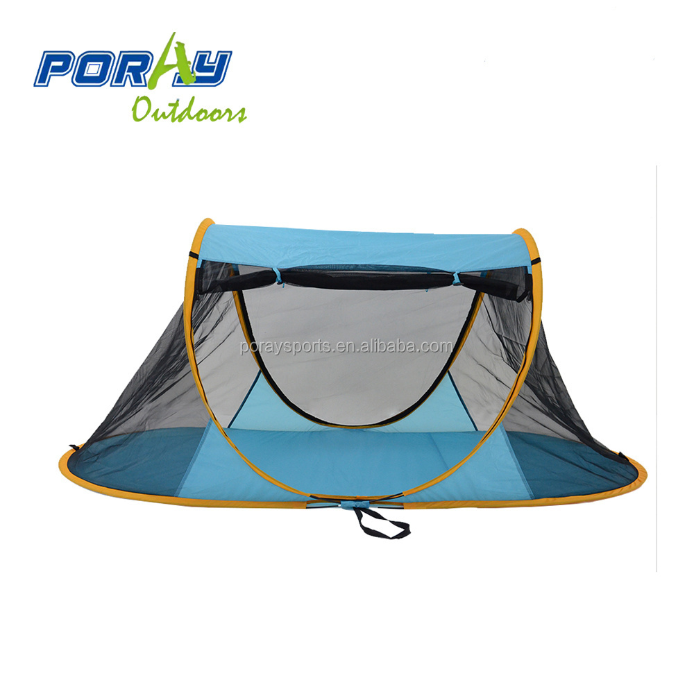 1-2 person pop up beach mosquito net tent with tarp floor