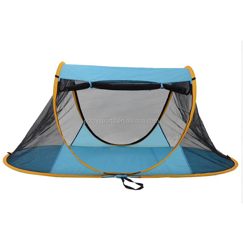 1-2 person pop up beach mosquito net tent with tarp floor