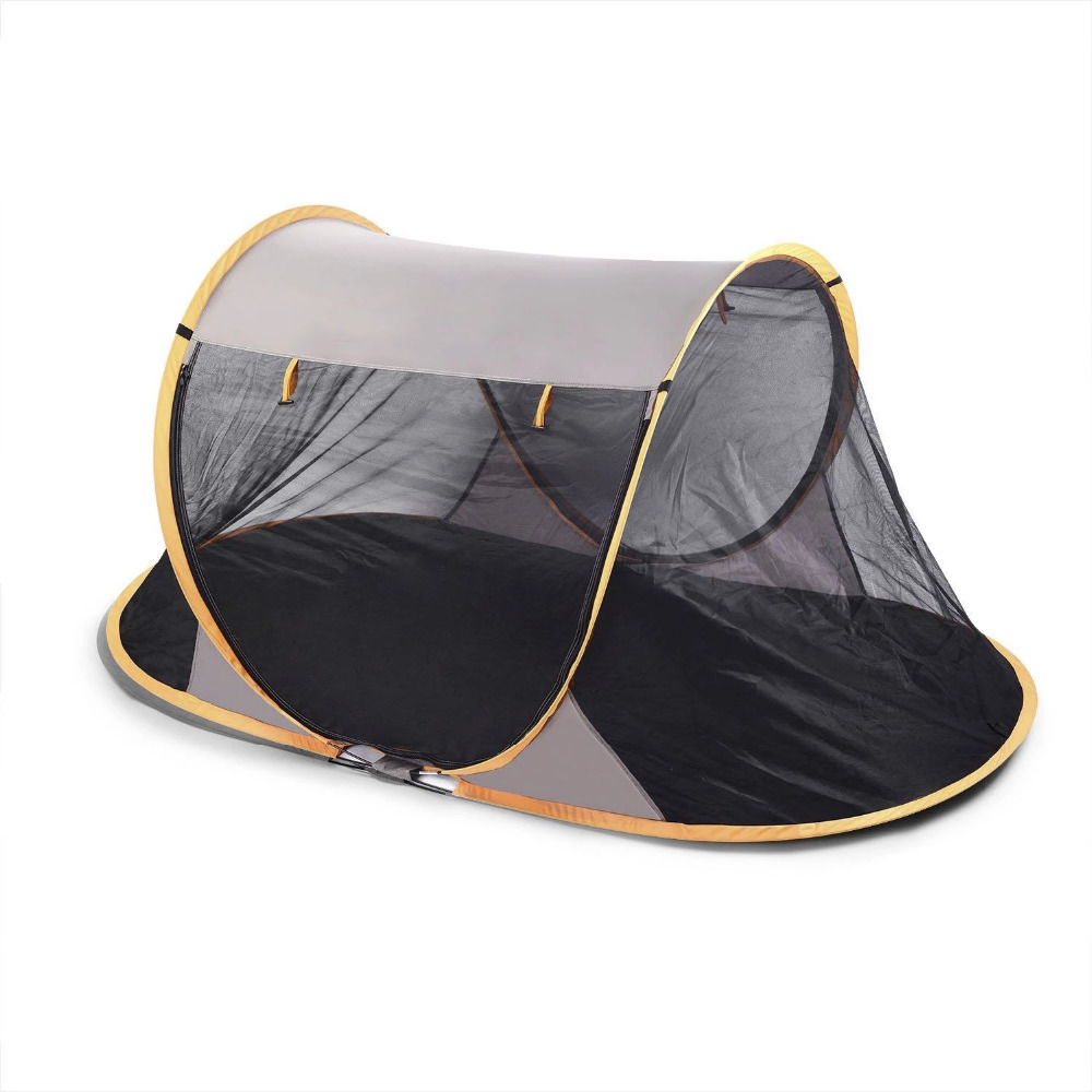 Pop Up Portable Mosquito Net(Tarp Floor) Free-Standing Travel Mosquito Netting Tent Mosquito Net for Person Cot Baby Carriage