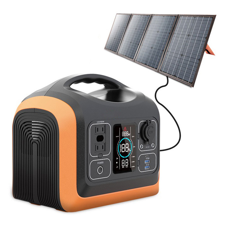 SOUOP Tragbarer Solargenerator Portable Solar Generator With 100 Wat Solar Panels