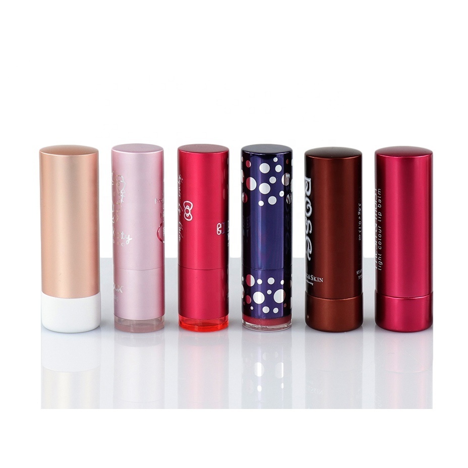 Chinese Manufacturer Custom Luxury Empty Round Aluminum Lipstick Tube