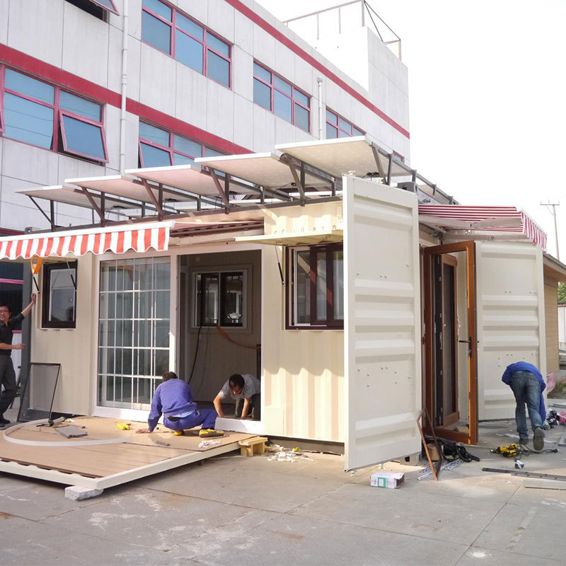 module  prefabricated  waterproof  coffee shop restaurant container coffee fast food cart trailer for house