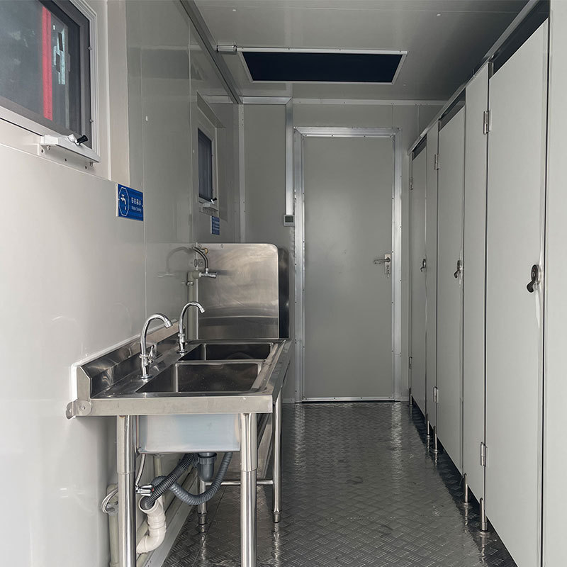 public prefabricated  modular  portable mobile prefab outdoor container toilet and bathroom pod