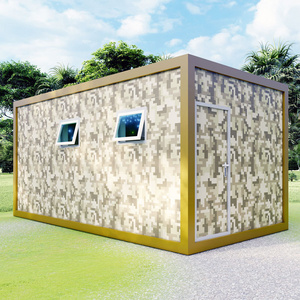 public prefabricated  modular  portable mobile prefab outdoor container toilet and bathroom pod