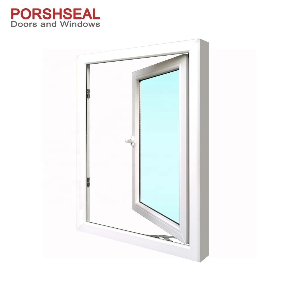 UPVC Casement windows and doors with Push out handle pvc window profile upvc door frame