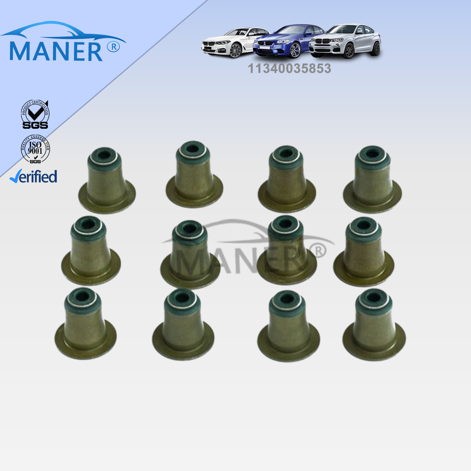 MANER Popular Auto Engine Parts Valve Stem Seal 11340035853 11340034069 for BMW N52 N54 N55 E60 E70 F25