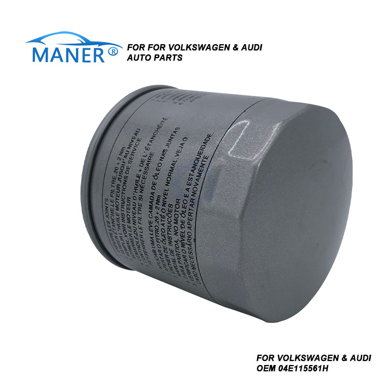 MANER 04e115561h 04E115561 auto engine systems Oil Filter for audi vw seat skoda