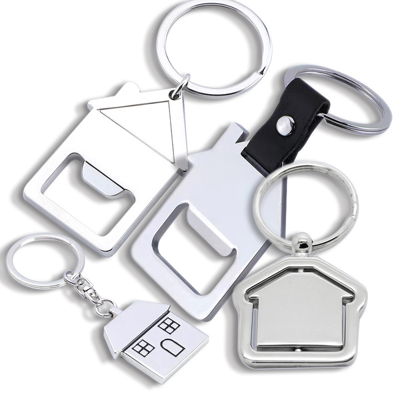 Manufacture Stainless Steel Metal Logo Key Chain Openers Card Shape Keychain Beer Custom Guitar Music Bottle Opener