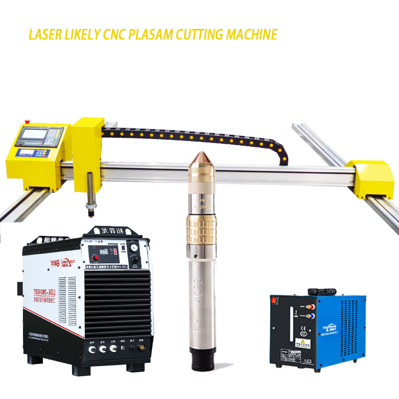 portable bilateral tracks CNC Plasma 3015 cutting machine  oxy-fuel flame cutter LGK 120 200 IGBT torch height control system