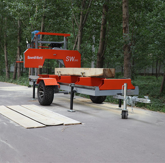 Portable Sawmill Wood Saw Machine Cutting Wood Machine