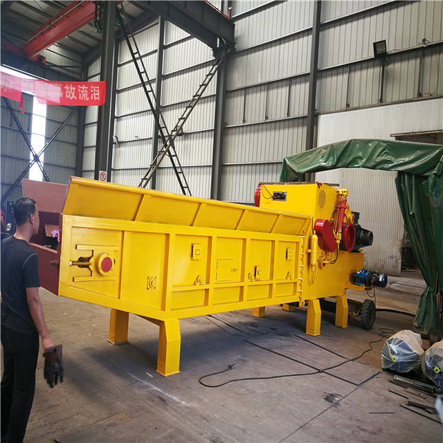 Big Wood Crusher Nail Removing Functional Wood Pallet Crusher Machine