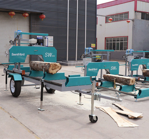 China Mobile Band Sawmill, Diesel Portable Sawmill