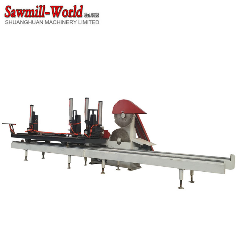 double blade sliding table sawmill circular table saw wood cutting circular saw mill