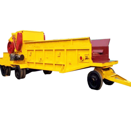 Large Wood Crusher Drum Wood Chipper, mobile diesel wood chipper machine