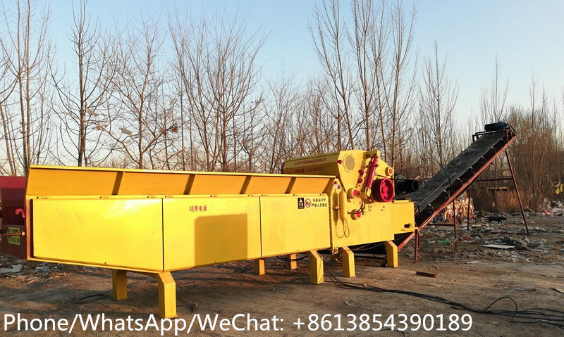 Large Wood Crusher Drum Wood Chipper, mobile diesel wood chipper machine