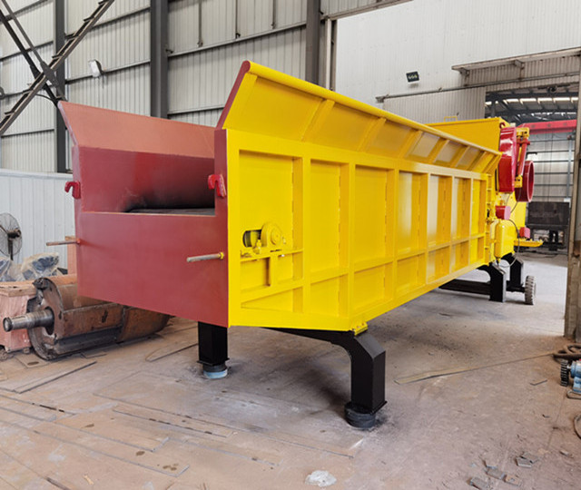 Large Wood Crusher Drum Wood Chipper, mobile diesel wood chipper machine