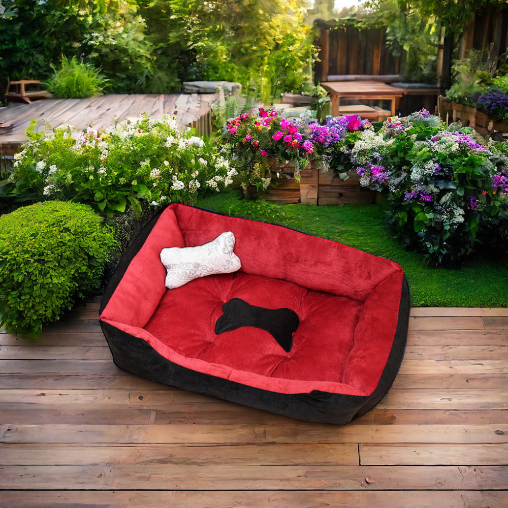 Portable Orthopedic Luxurious Small Size Soft Cushion Memory Foam Pet Cave Basket with Plush Blanket Cooling Feature Dog Cat Bed