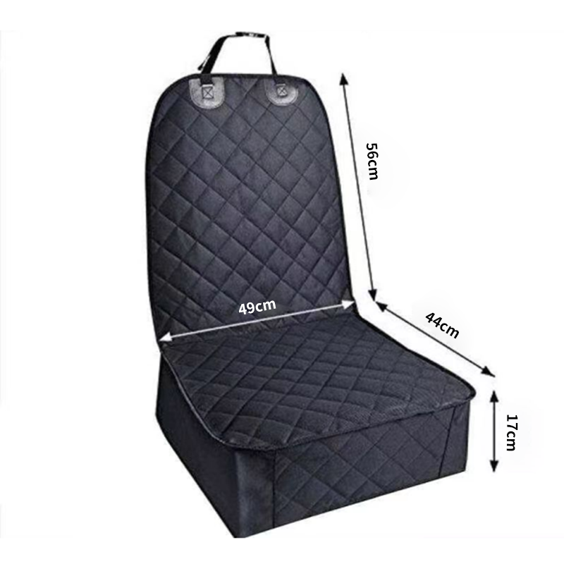 Luxury Oxford Material Pet Dog Car Seat Cover Deluxe Booster Bed Front and Back Enhanced Design for Backseat Use