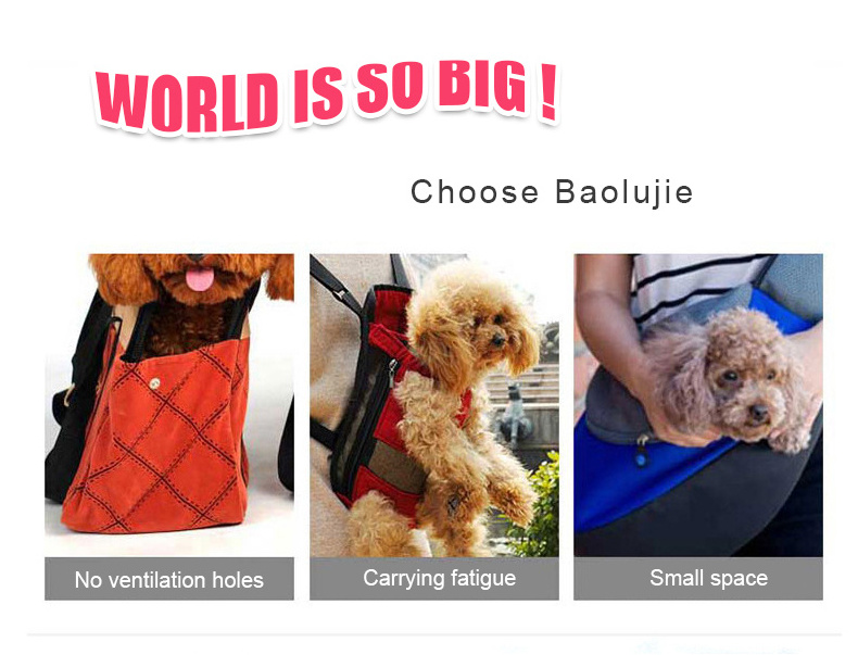 Sustainable Fashion Portable Cat and Dog Travel Carrier Small Animal Bag Breathable Nylon Leather and Cotton with Zipper Closure