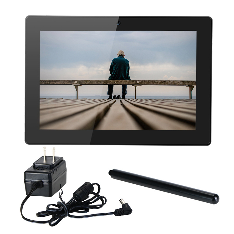 Customized Quad Core POE Powered Root Linux RK3399 10 Inch Display 2MP Camera Smart Home Vesa Wall Mount Android Poe Tablet