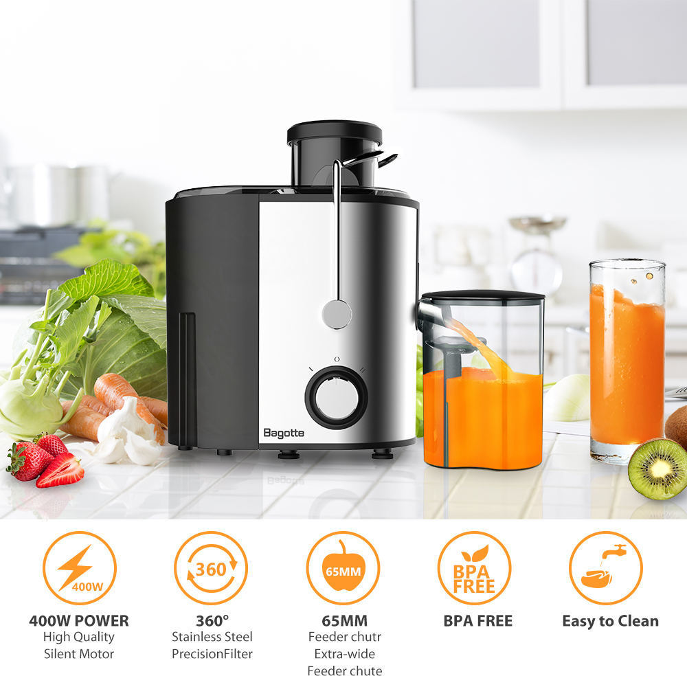 Commercial Electric Centrifugal Maker Juice Extractor Machine Stainless Steel Home Juicers Fruit Blender Juicer