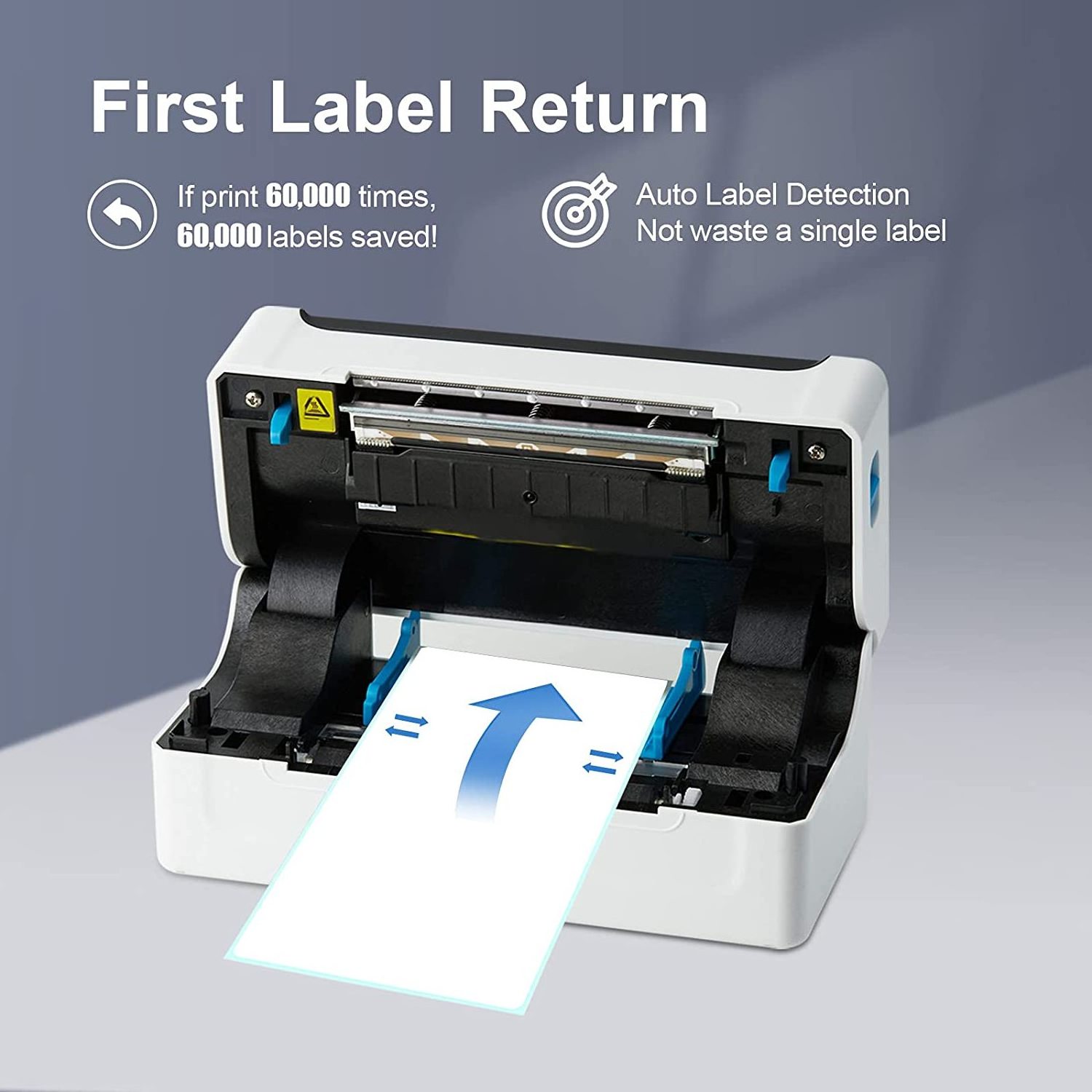 MHT-L1081 bluetooth shipping label 4x6 thermal barcode printer 110mm waterproof sticker printer machine for small business