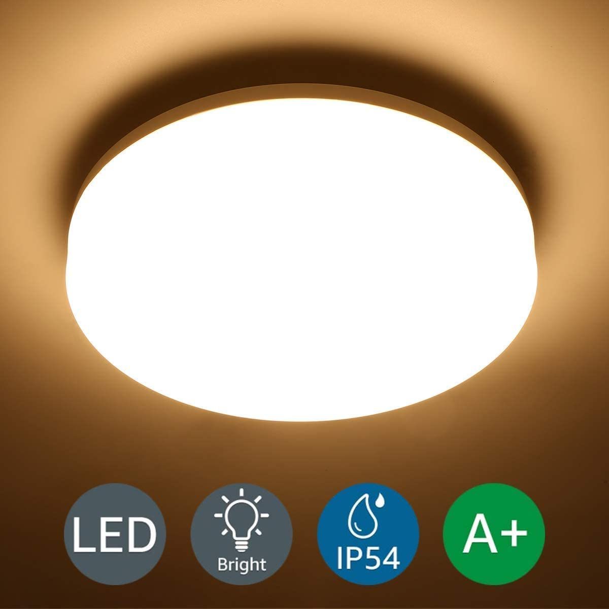 15W LED with Microwave Motion Sensor IP54 ceiling light led round shape modern ceiling light